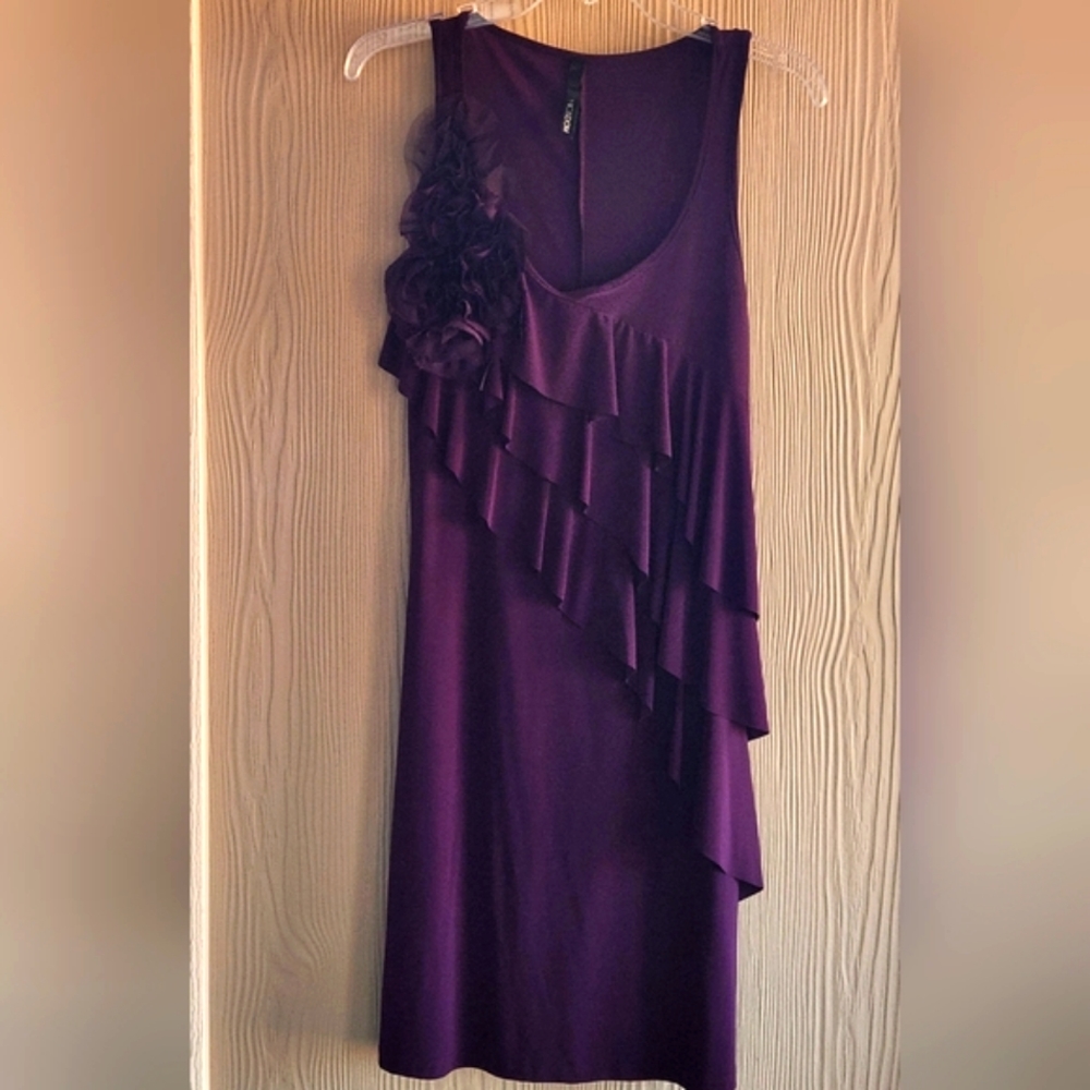 Nic&Dom Purple Ruffle Dress - Picture 7 of 13